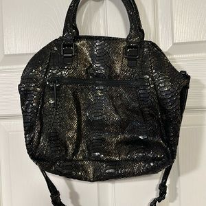 Elliot, Luca snake skin leather handbag with Crossbody strap new without tags